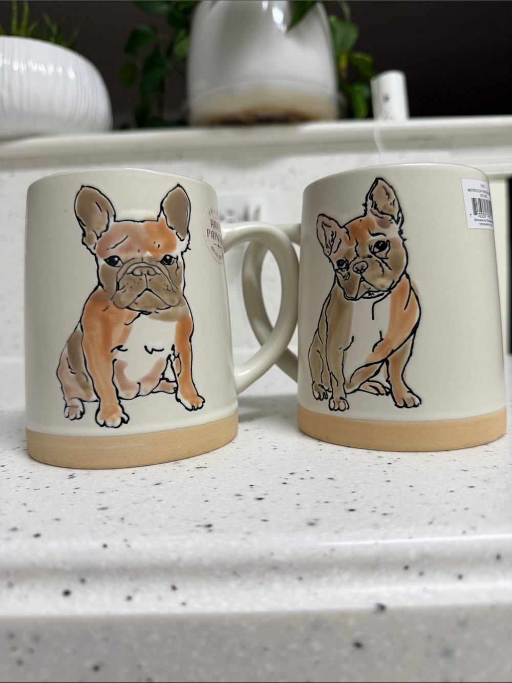 NWT. Set of 2, Spectrum Designz, ceramic mugs.